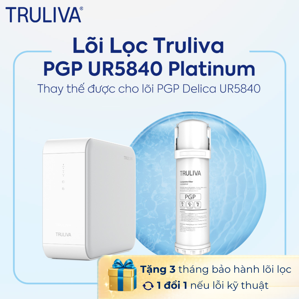 Tặng 3 tháng bào hành lõi lọc